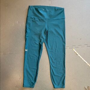 Under Armour women’s large green-Blue compression Leggings